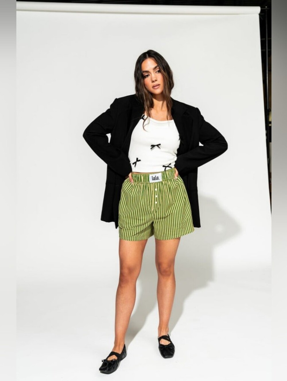 Dressed in LALA - Citrus Stripe Boxer Shorts